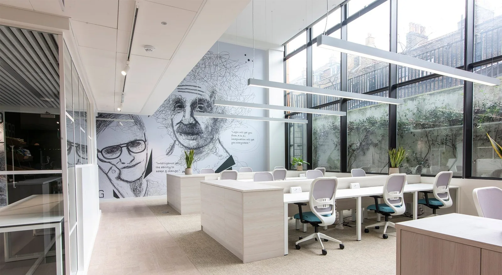 Queen Mary University Enterprise Zone, Open-plan office, London