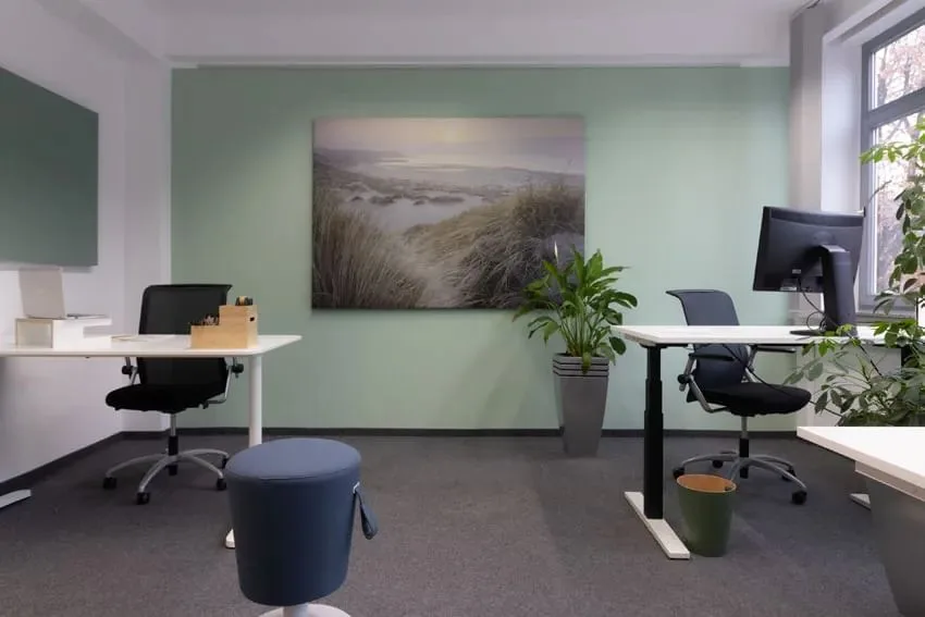 Raumzeit Haeckelstraße, Privatbüro mit 2 Arbeitsplätzen, Hannover