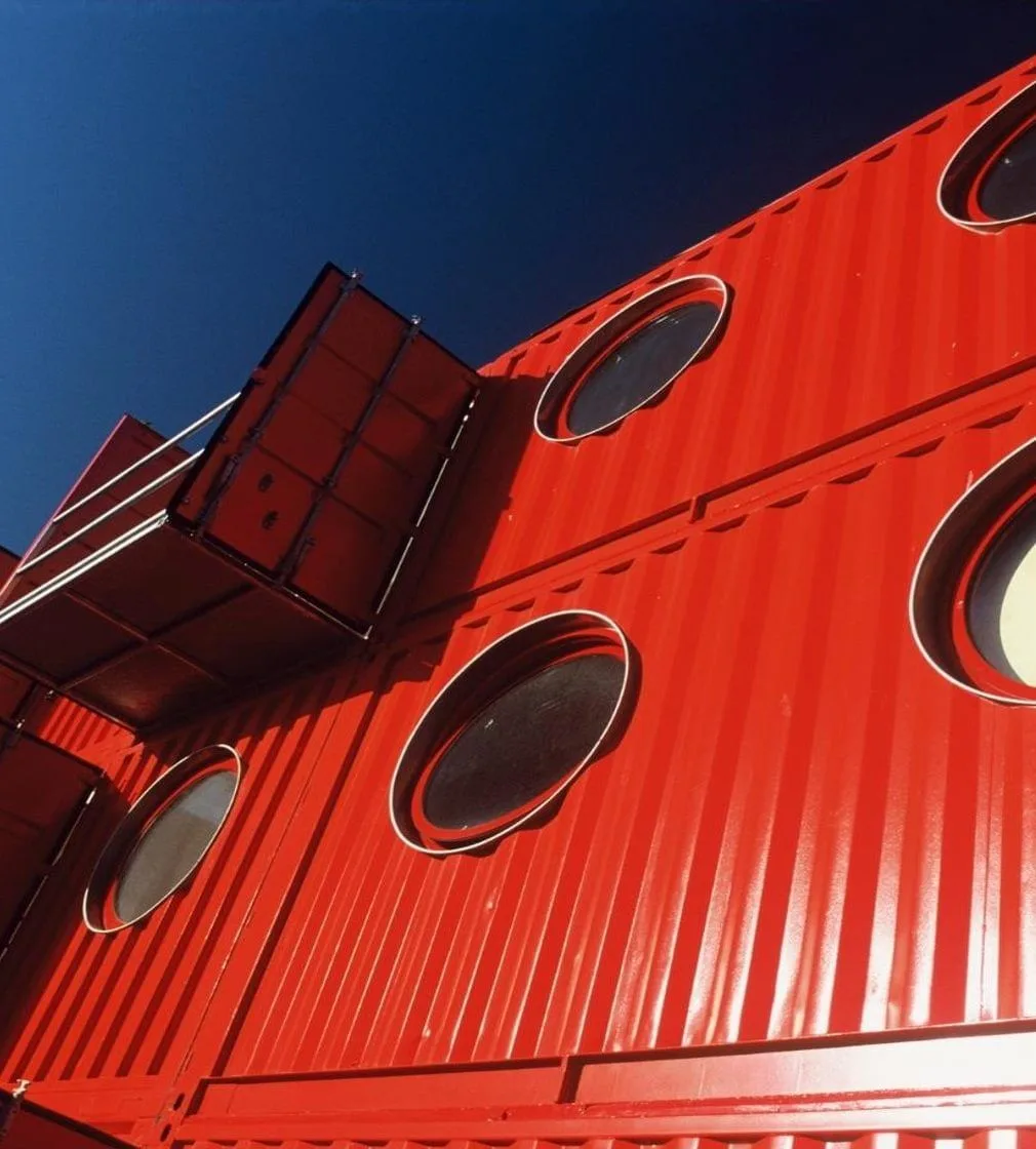 Redbox South Bromley, Building facade, London