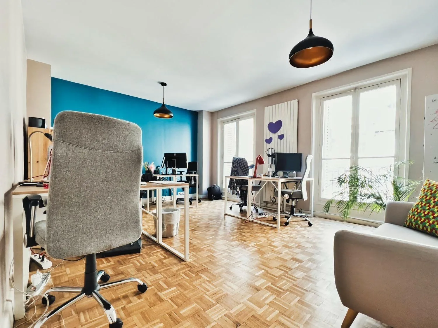 Remix Coworking Turbigo, Bureau privatif 4 postes, Paris 3e