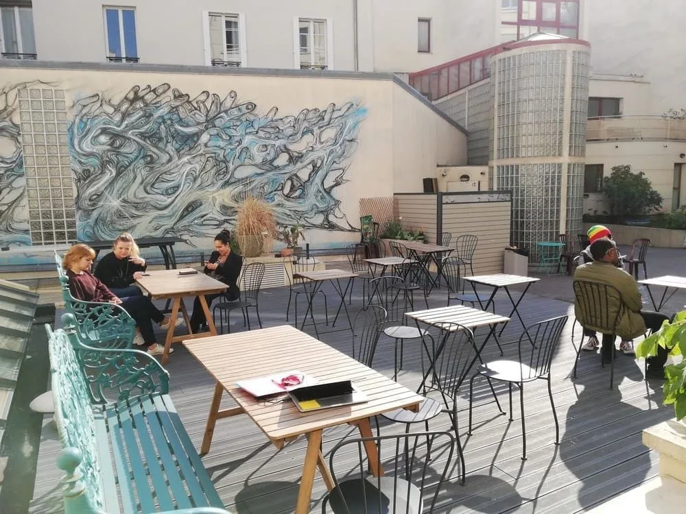 Résidence Creatis, Terrace and outdoor space, Paris 11e