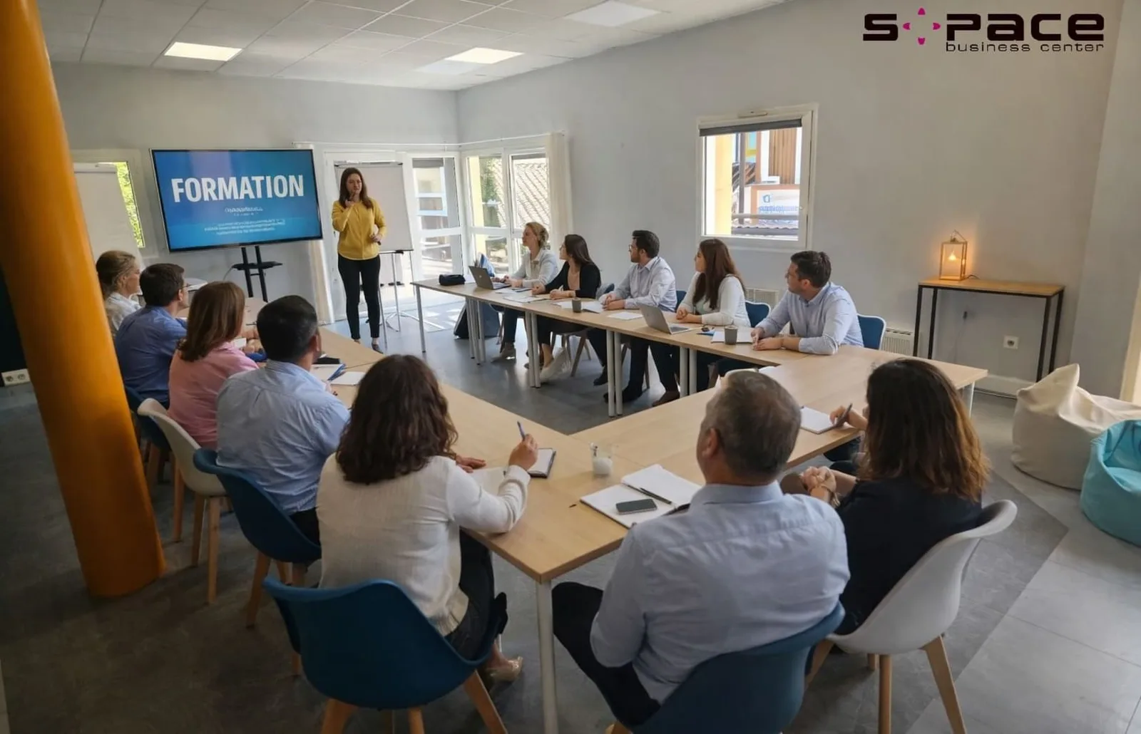 S-PACE Business Center, Training room for 14 people, La Rochelle