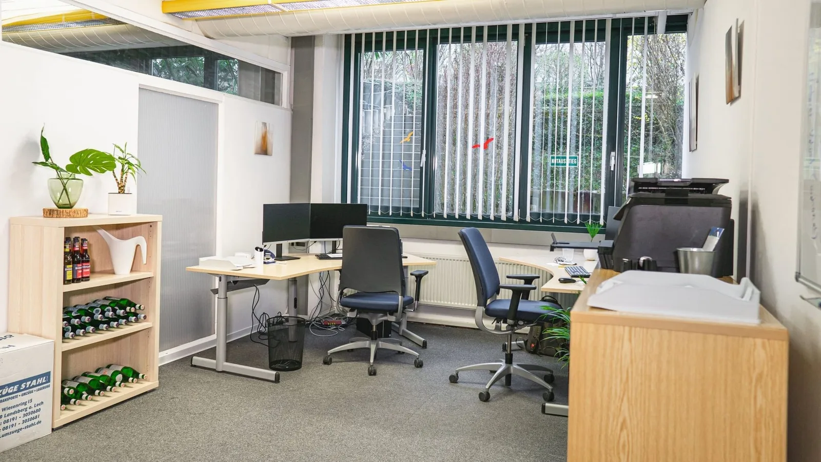 Satellitum Coworking Space Augsburg, Privatbüro mit 2 Arbeitsplätzen, Augsburg