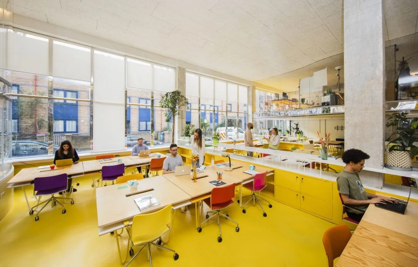 Second Home Spitalfields, Open-plan office, London