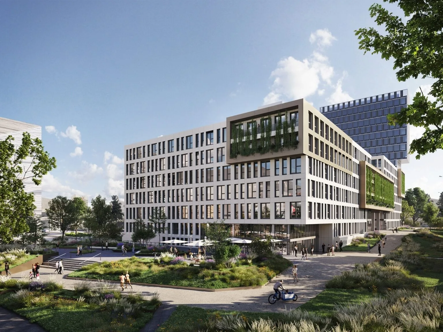 Seed Office, Gebäudefassade, Frankfurt am Main