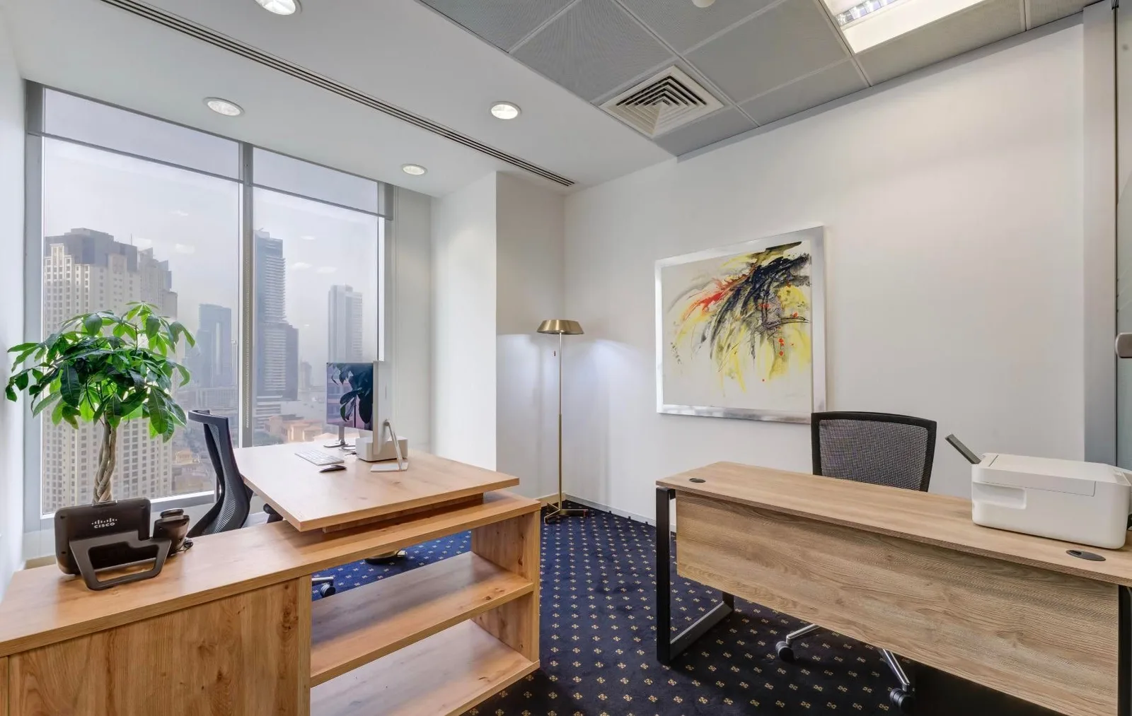 Servcorp Al Habtoor Business Tower, Private office, 2 desks, Media City, Dubai,