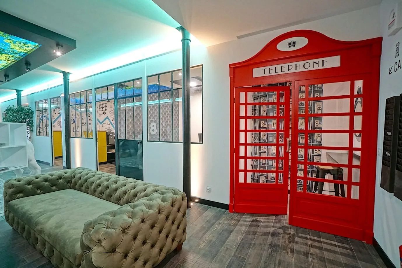 Seven Coworking, Cabine acoustique, Bordeaux