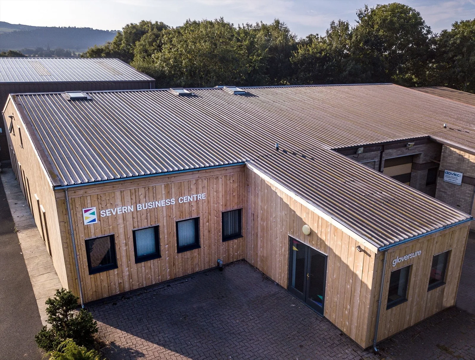 Severn Business Centre, Façade, Welshpool