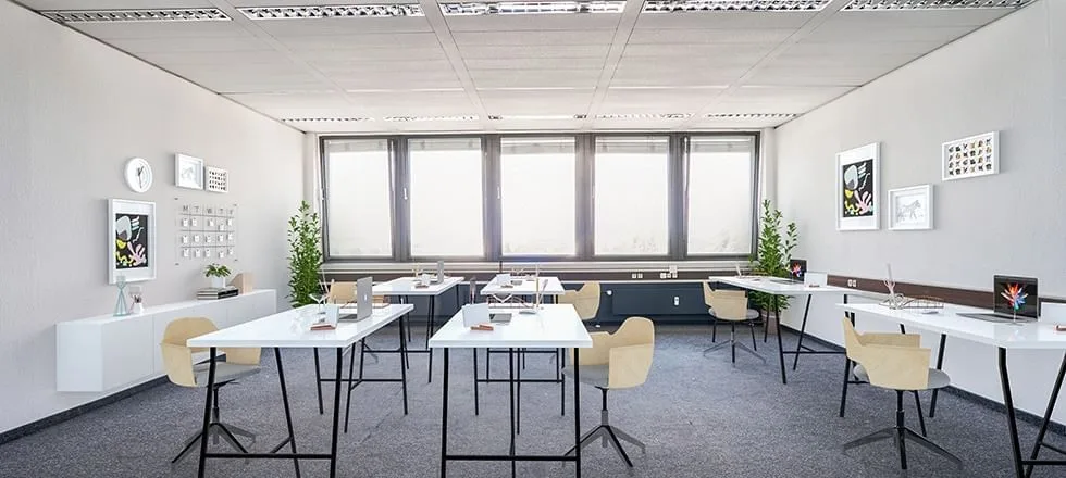 Sirius Business Park Hirschmann, Großraumbüro, Neckartenzlingen