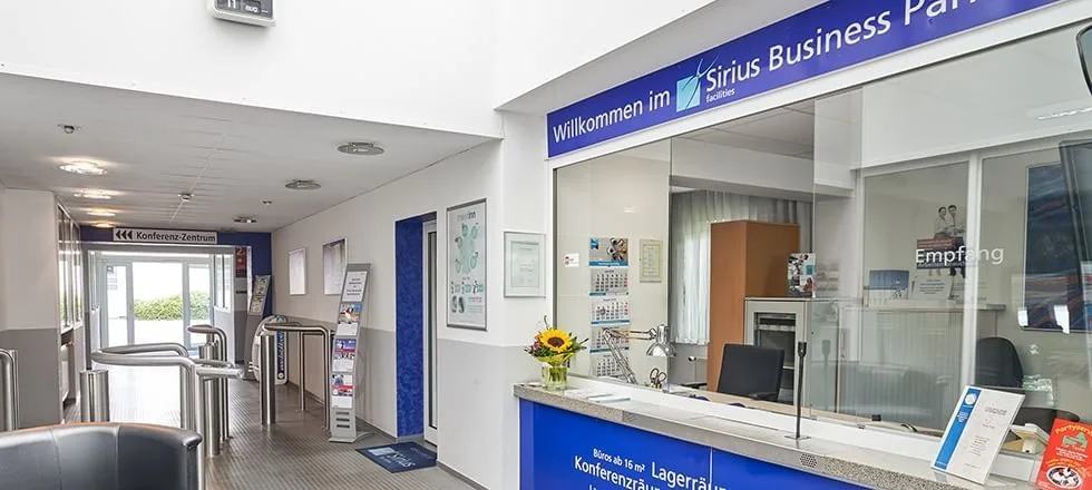 Sirius Business Park Rostock, Empfang, Rostock