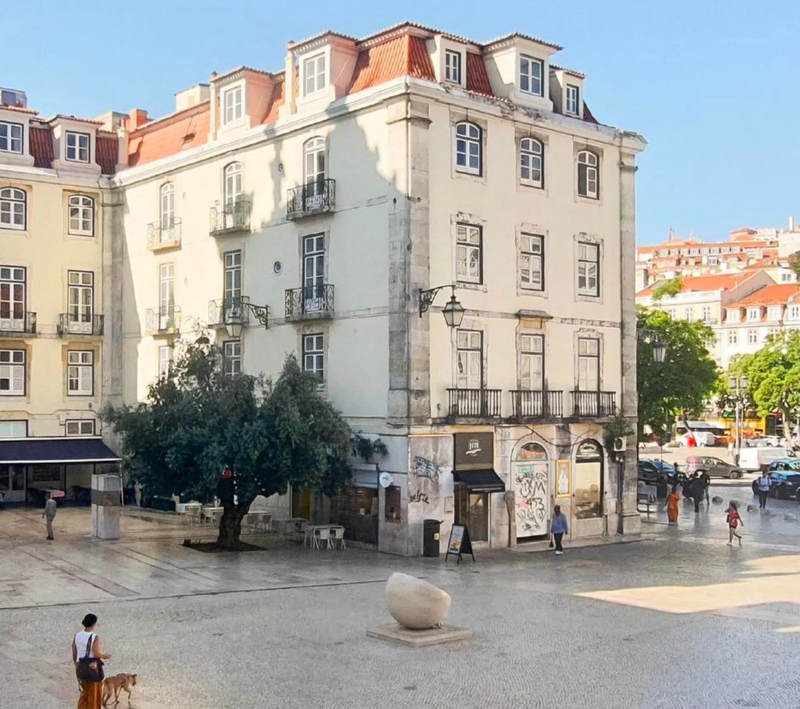 Sitio Rossio, Fachada del edificio, Lisboa