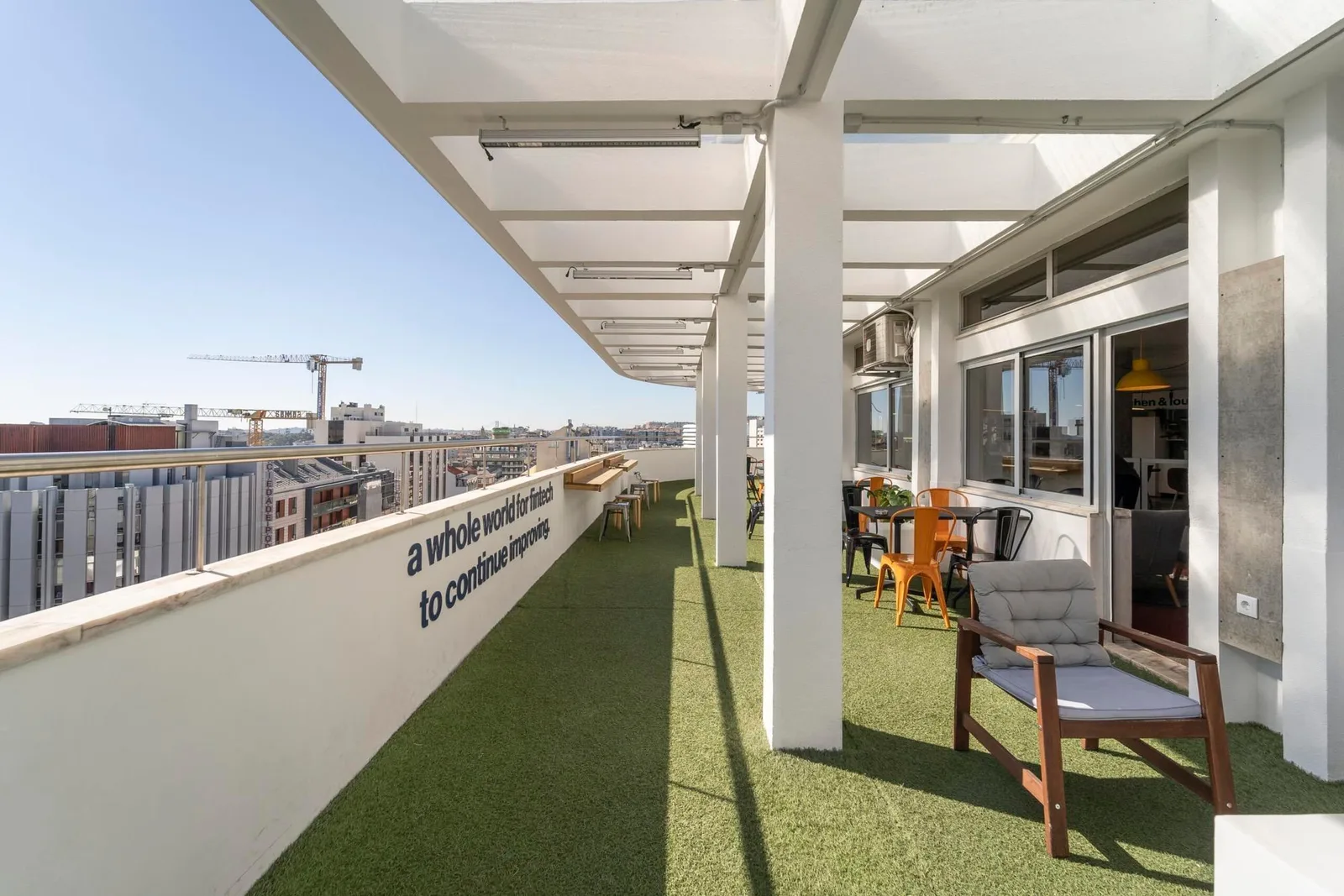 Sitio Work Fintech House, Terraço e espaço exterior, Lisboa