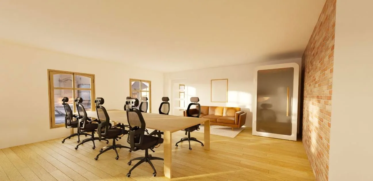 Snapdesk Bergère, Open-plan office, Paris 9e