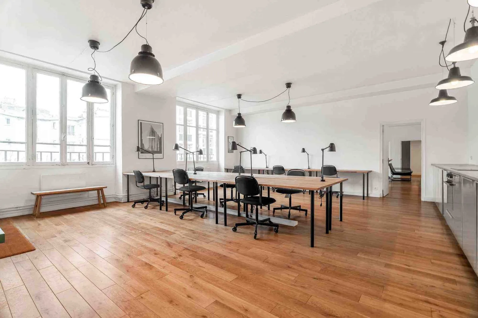 Sora Ourcq, Open-plan office, Paris 19e