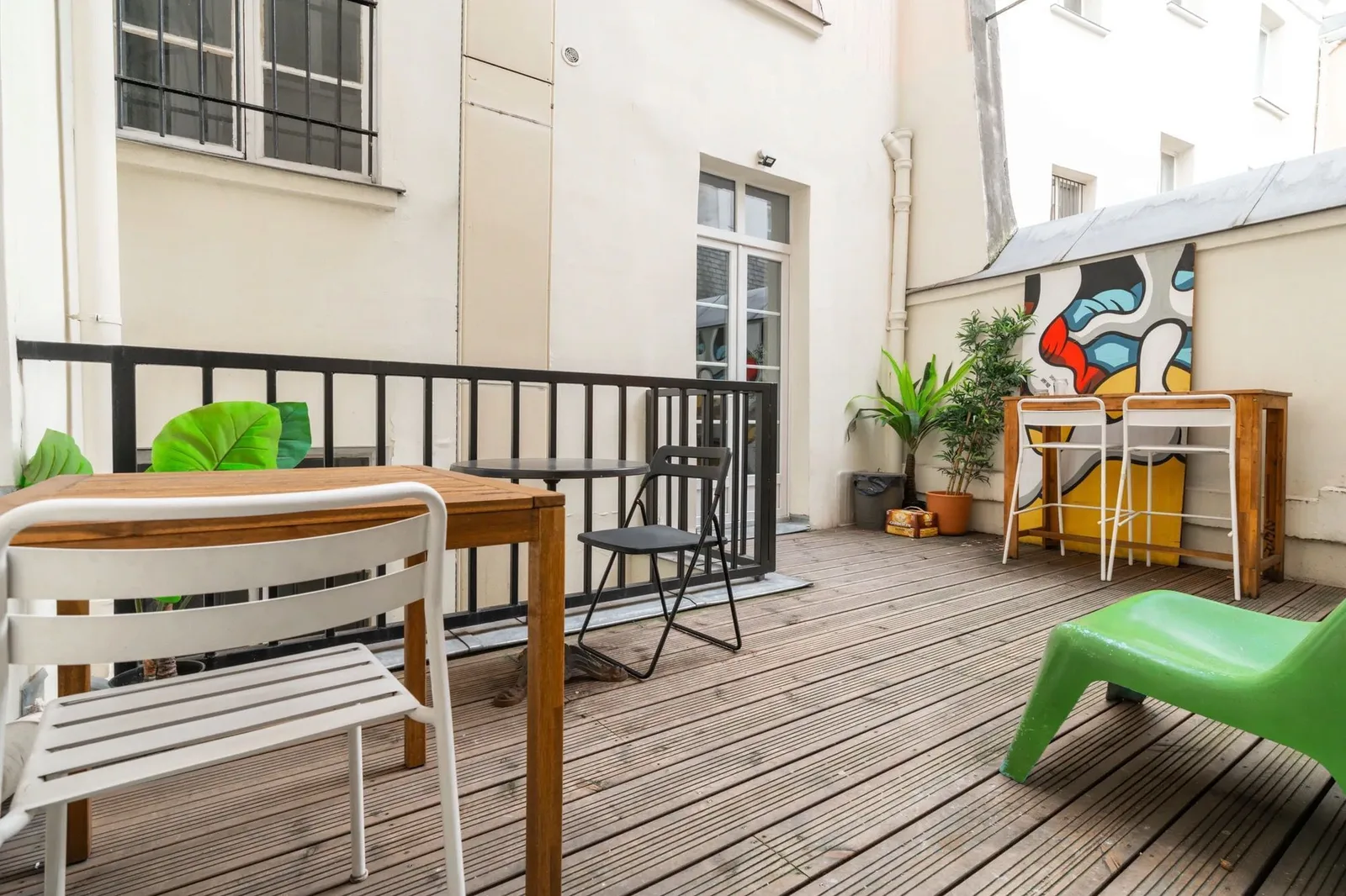 Sora Sentier, Terrasse und Außenbereich, Paris 2e