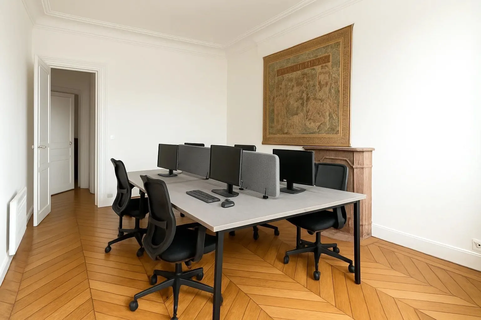 Sora Turbigo, Privatbüro mit 6 Arbeitsplätzen, Paris 3e