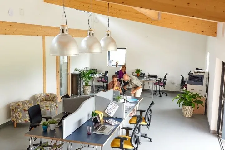 Spithurst Hub, Open-plan office, Lewes