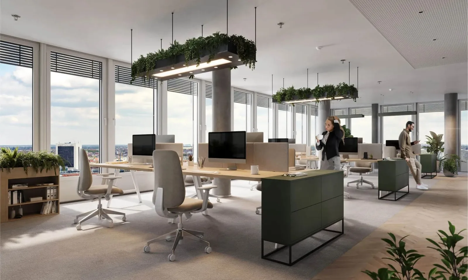 Spreeturm, Open-plan office, Berlin