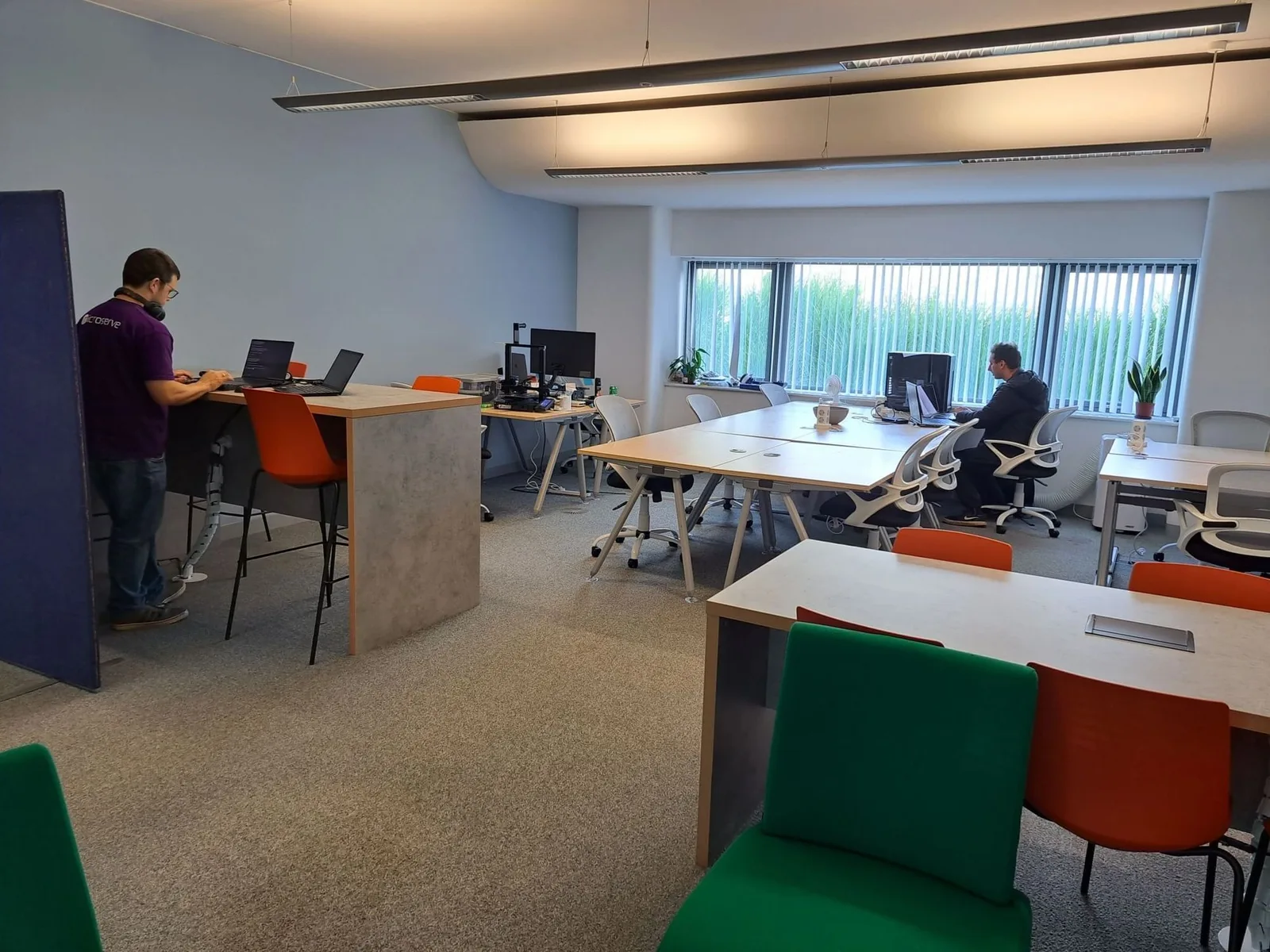 SpringHub Co-working, Open-plan office, Cwmbran