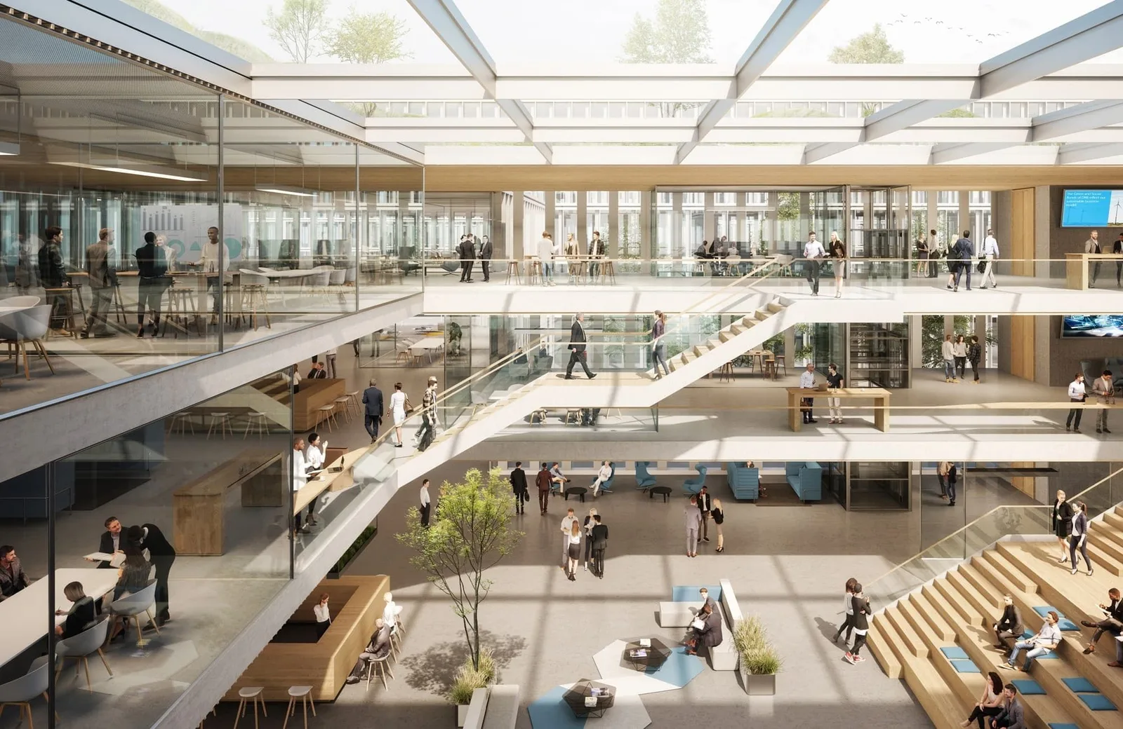 Square 1, Common area, Berlin