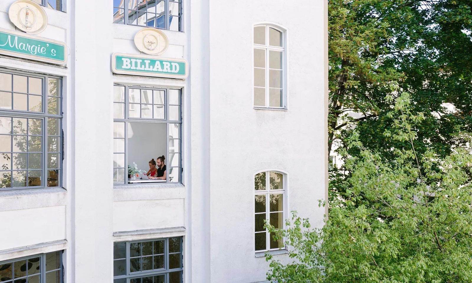 St. Oberholz Glogauer Straße, Building facade, Berlin