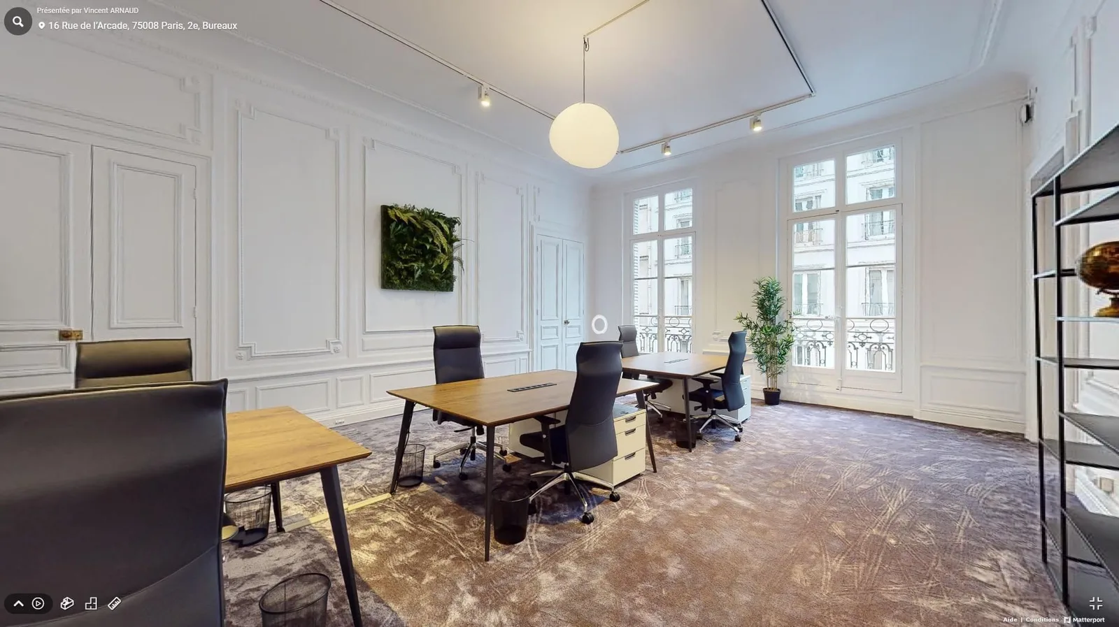 Symphony Arcade, Private office, 6 desks, Paris 8e