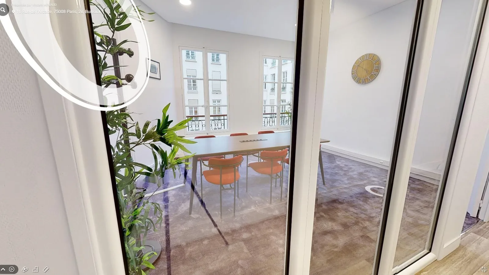 Symphony Arcade, Meeting room for 8 people, Paris 8e