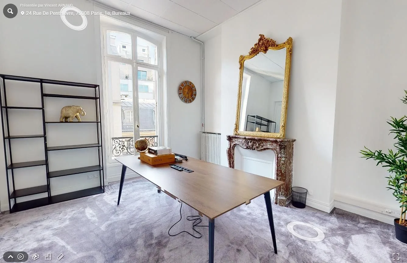 Symphony Penthièvre, Bureau privatif 2 postes, Paris 8e