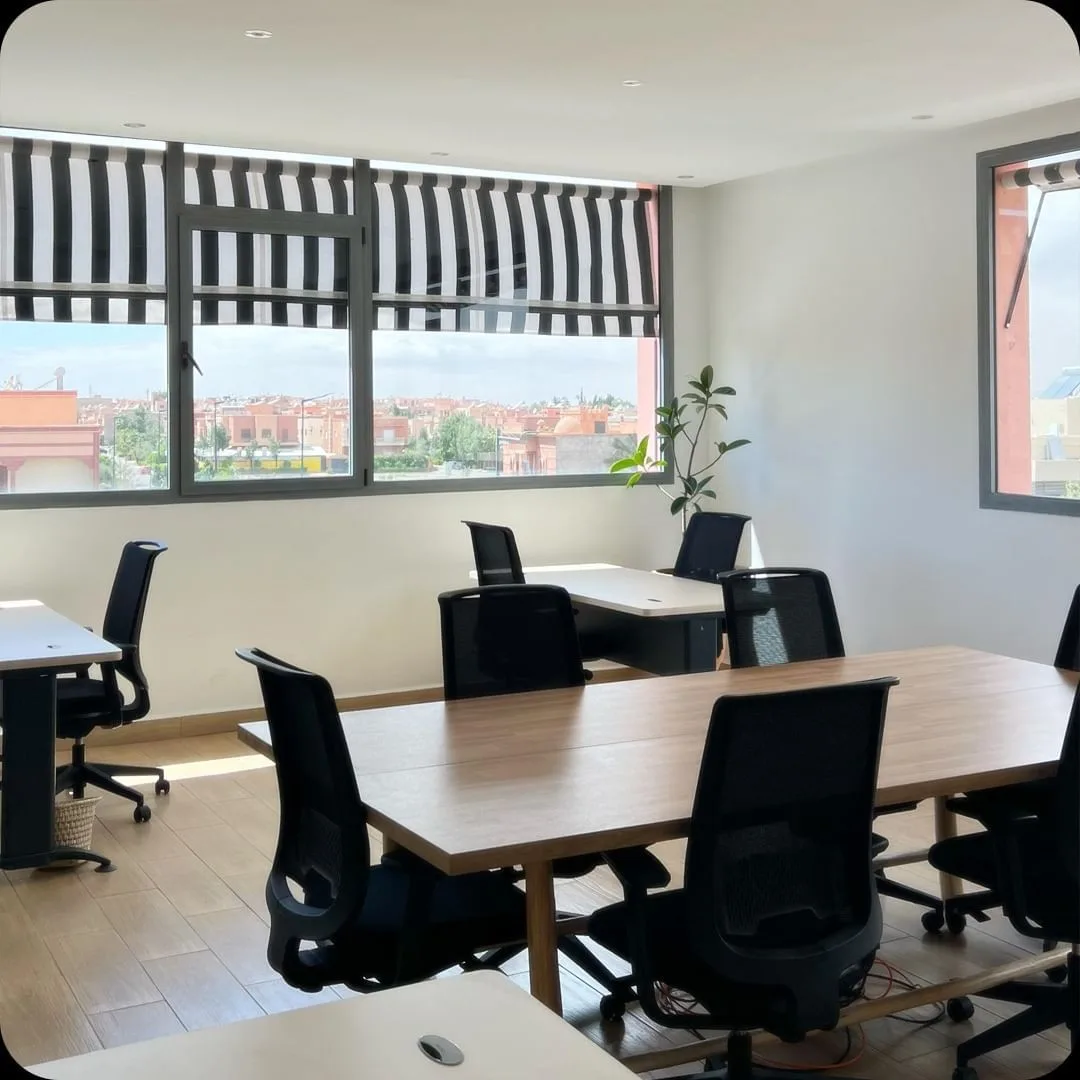 Targa Cowork Club, Open-plan office, Marrakesh