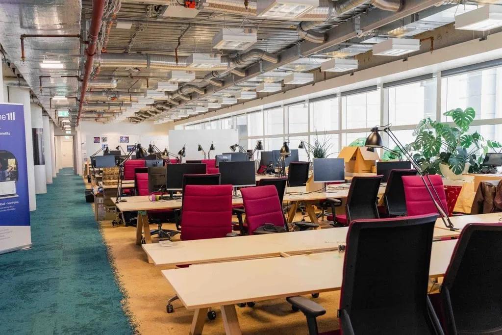 TechQuartier, Großraumbüro, Frankfurt am Main