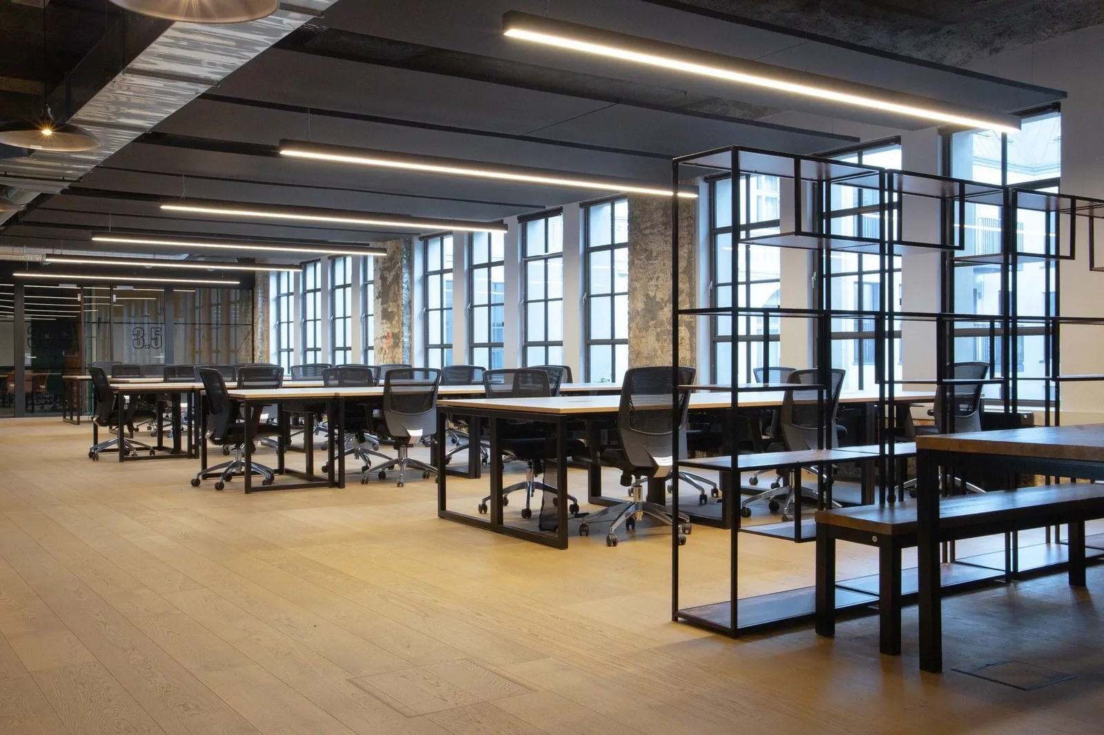 Techspace Eiswerk, Open-plan office, Berlin
