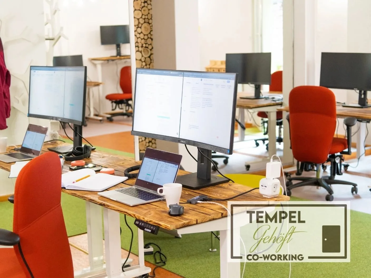 Tempelgehöft Co-Working, Großraumbüro, Berlin