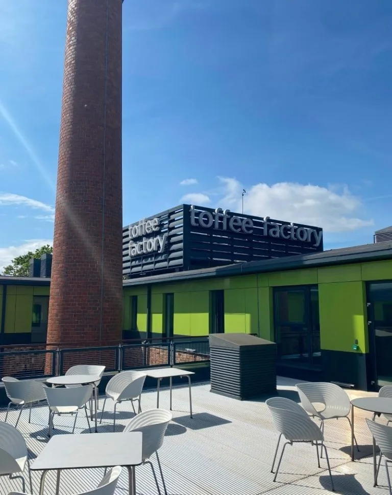 Toffee Factory, Terrace and outdoor space, Newcastle upon Tyne, United Kingdom