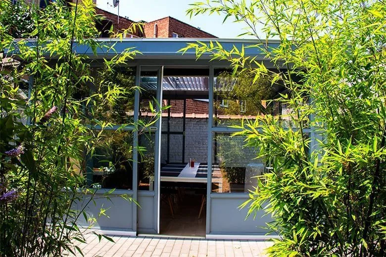 TOPOS Merode, Terrasse et espace extérieur, Etterbeek
