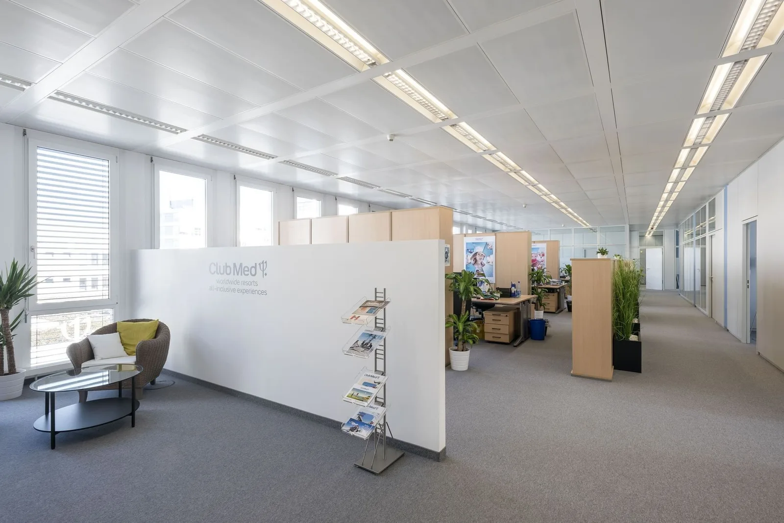 Trakehner Bürohaus, Open-plan office, Frankfurt am Main