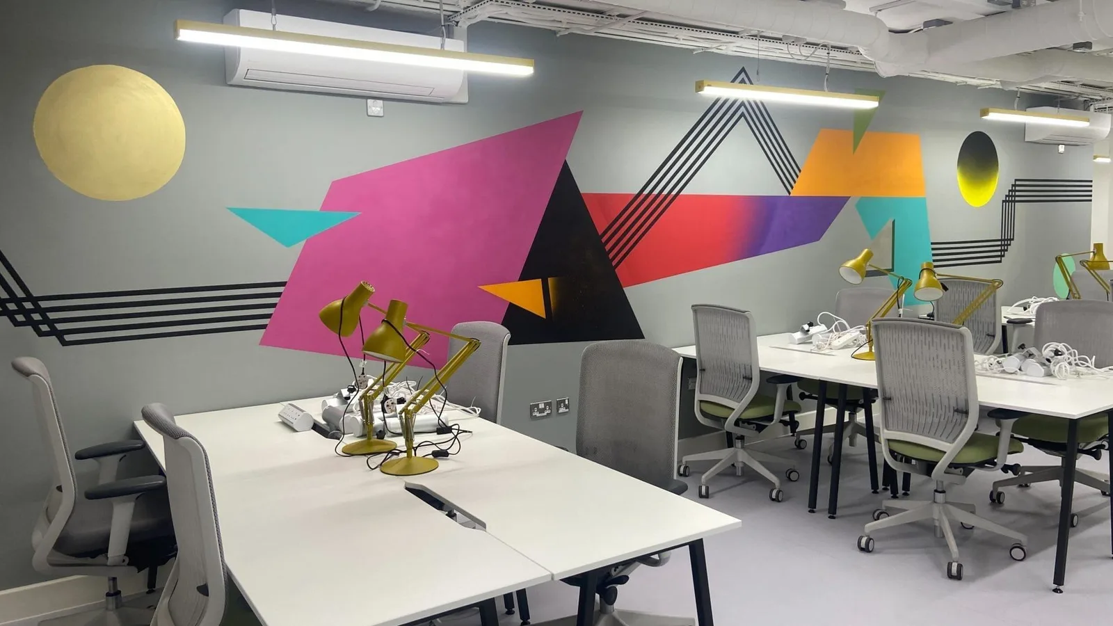 The Trampery Fish Island Village, Open-plan office, London