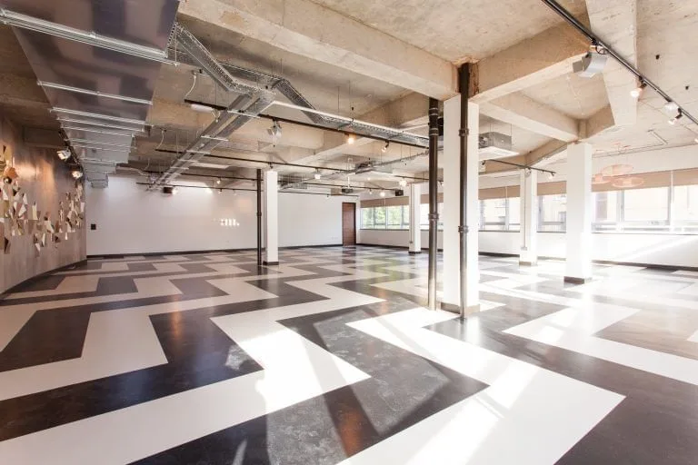 The Trampery Fish Island Village, Open-plan office, London