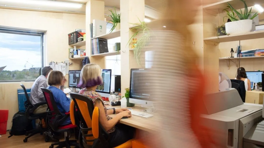 The Trampery On the Gantry, Open-plan office, London