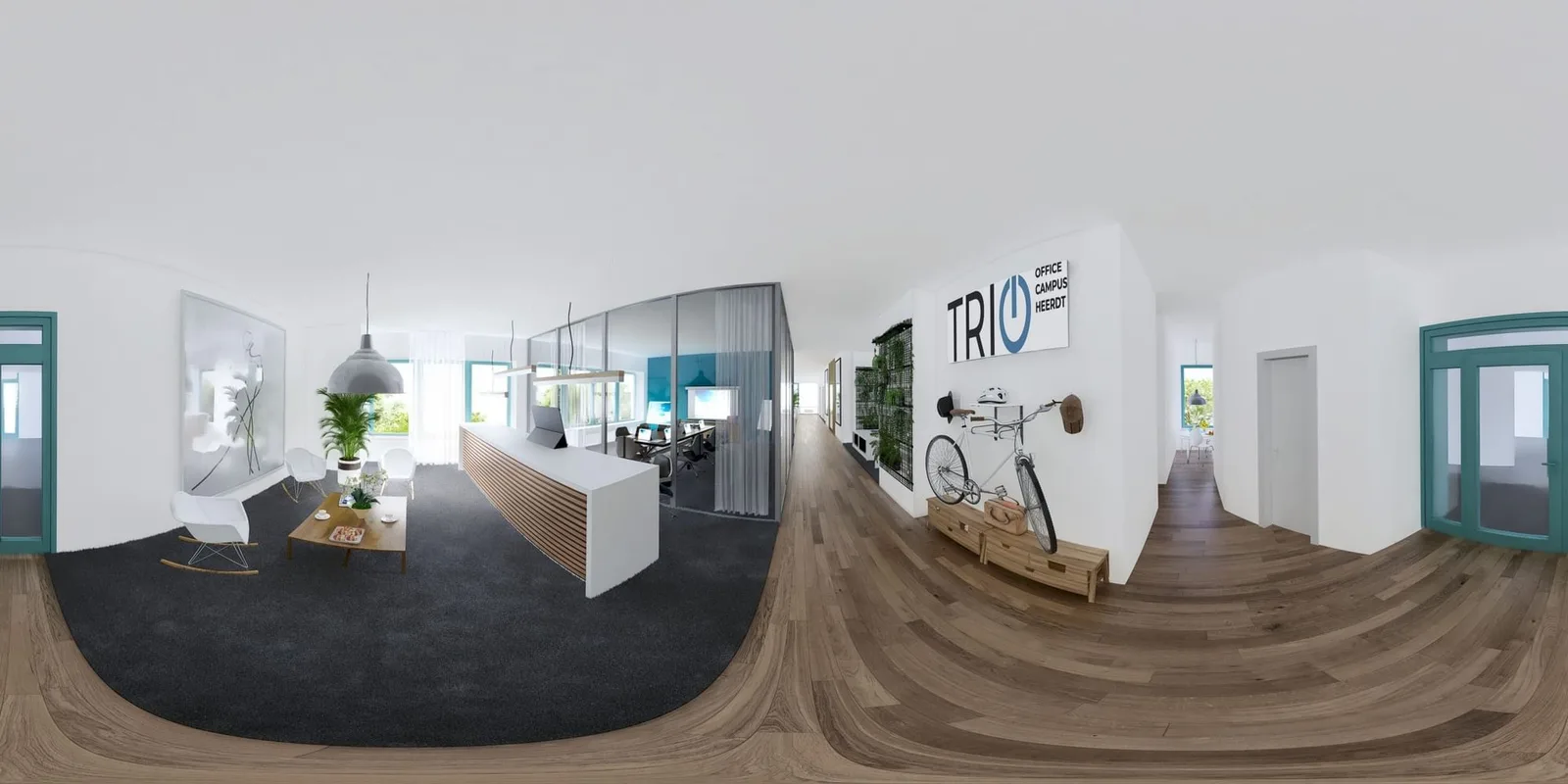 Trio Office Campus Heerdt, Reception, Düsseldorf