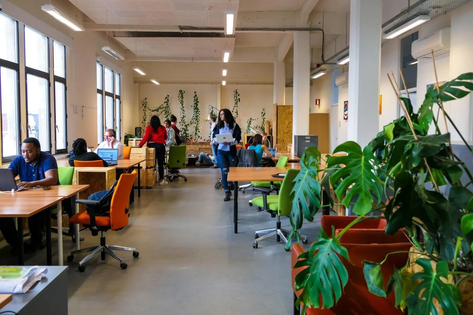 WAO We Are Open Coworking, Open kantoorruimte, Etterbeek