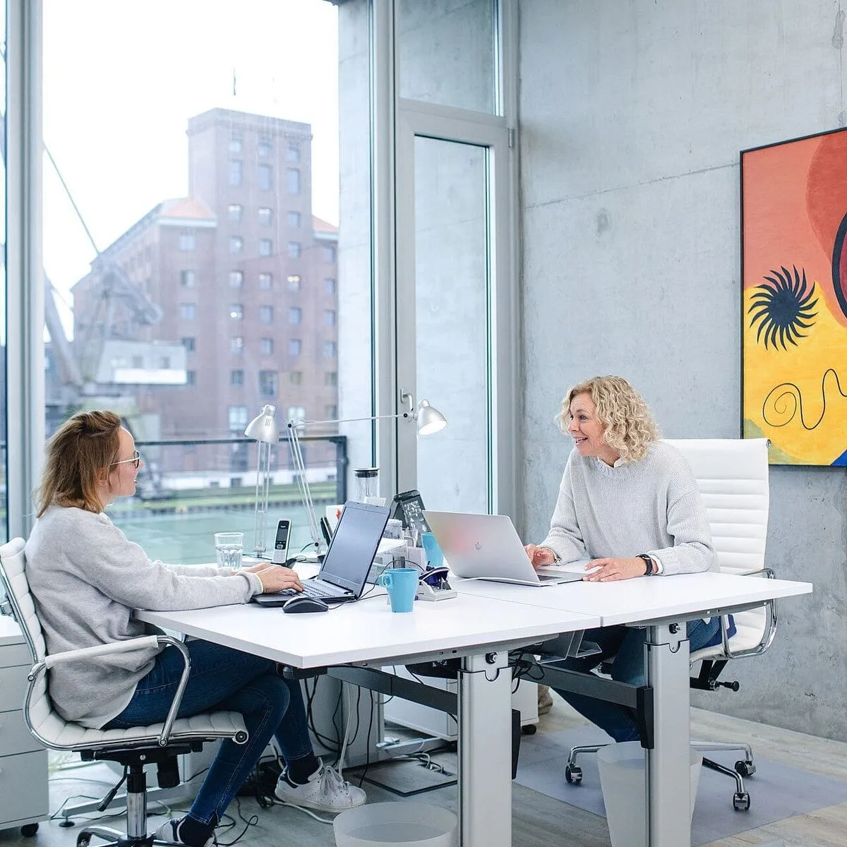Watermark Coworking Münster-Hafen, Privatbüro mit 2 Arbeitsplätzen, Münster