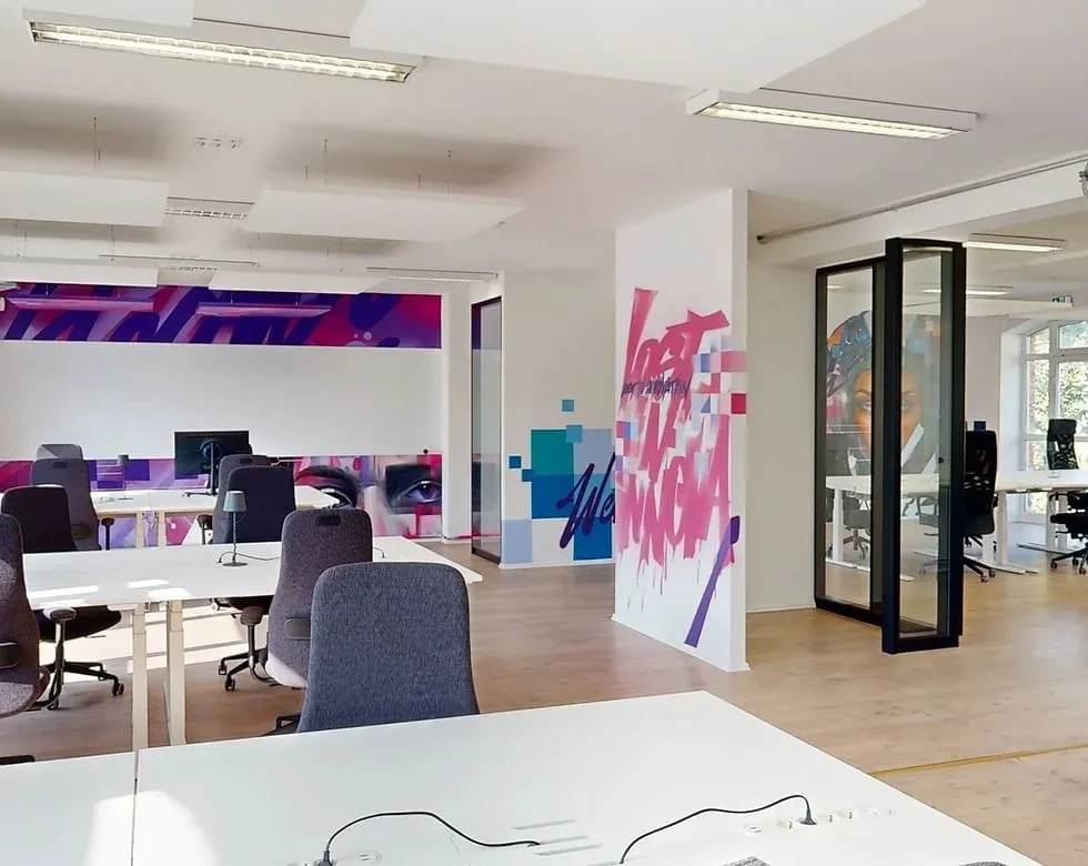 WebTower, Open-plan office, Berlin