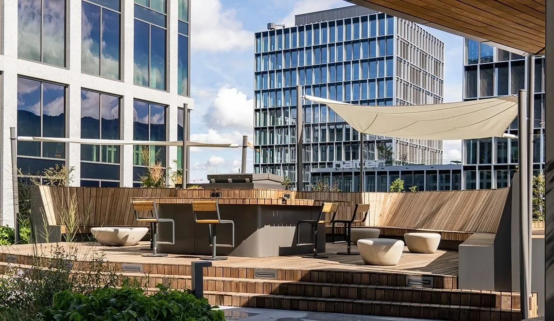 Westhive Lancy, Terrasse et espace extérieur, Lancy