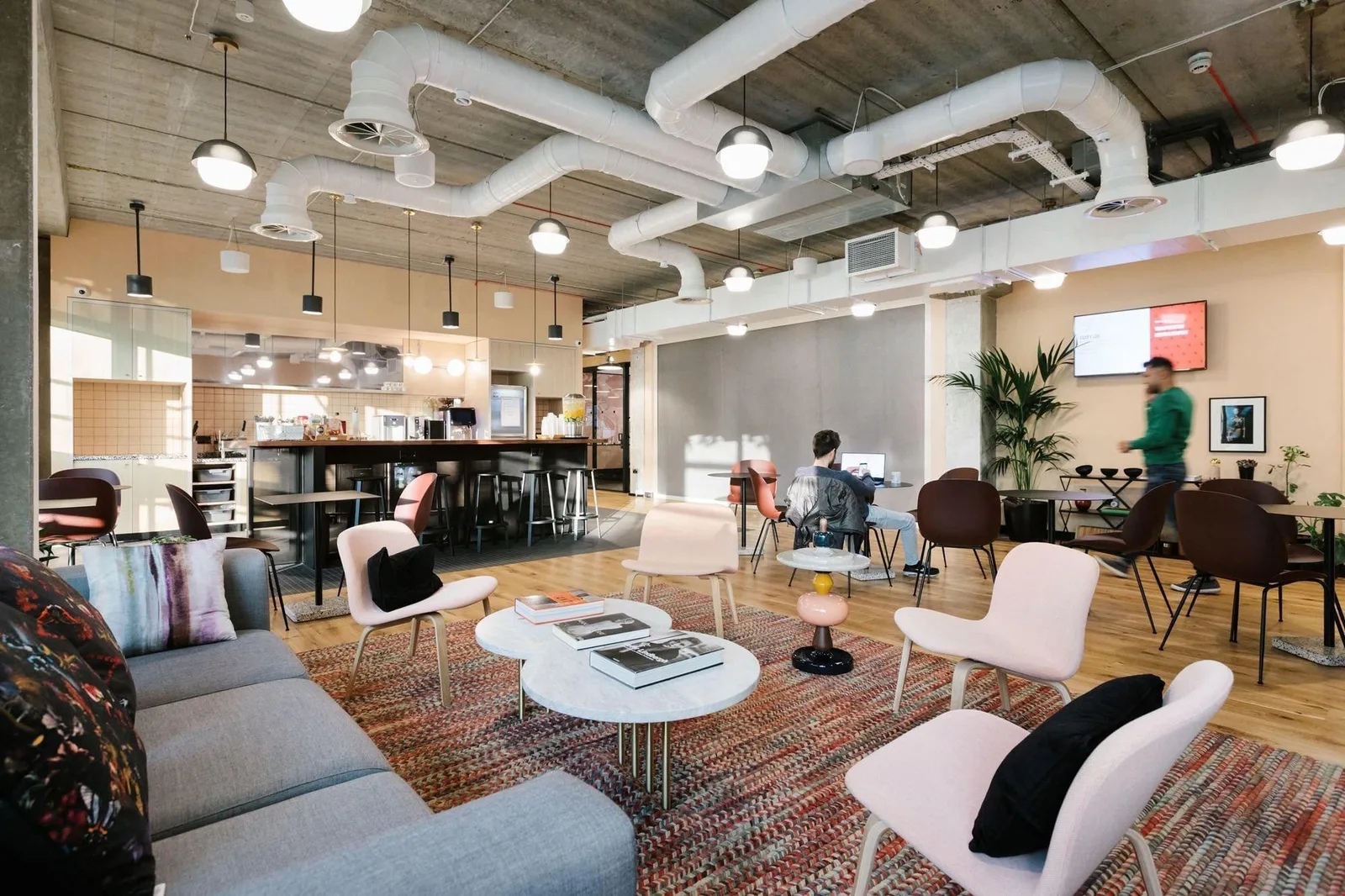 WeWork 1 Mark Square, Espace détente, Londres