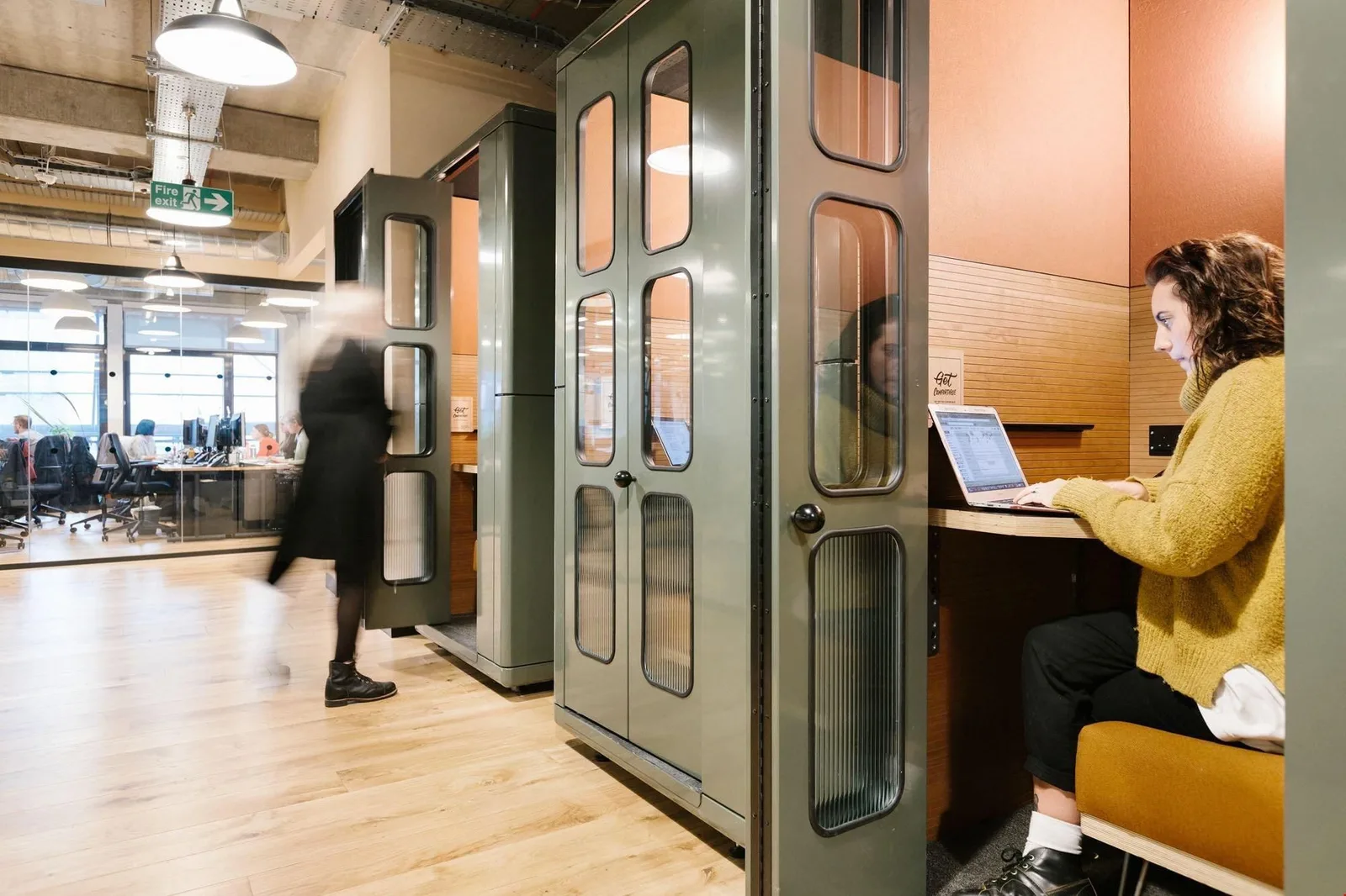 WeWork 1 Mark Square, Cabine acoustique, Londres