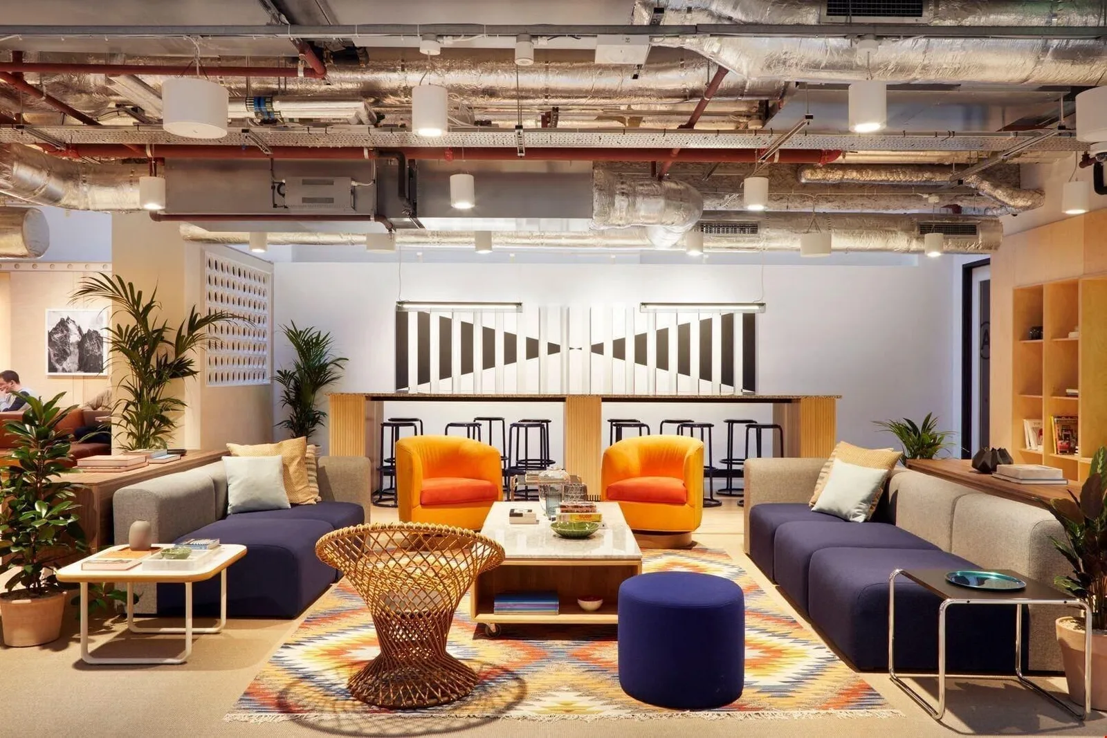 WeWork 1 Waterhouse Square, Lounge, London