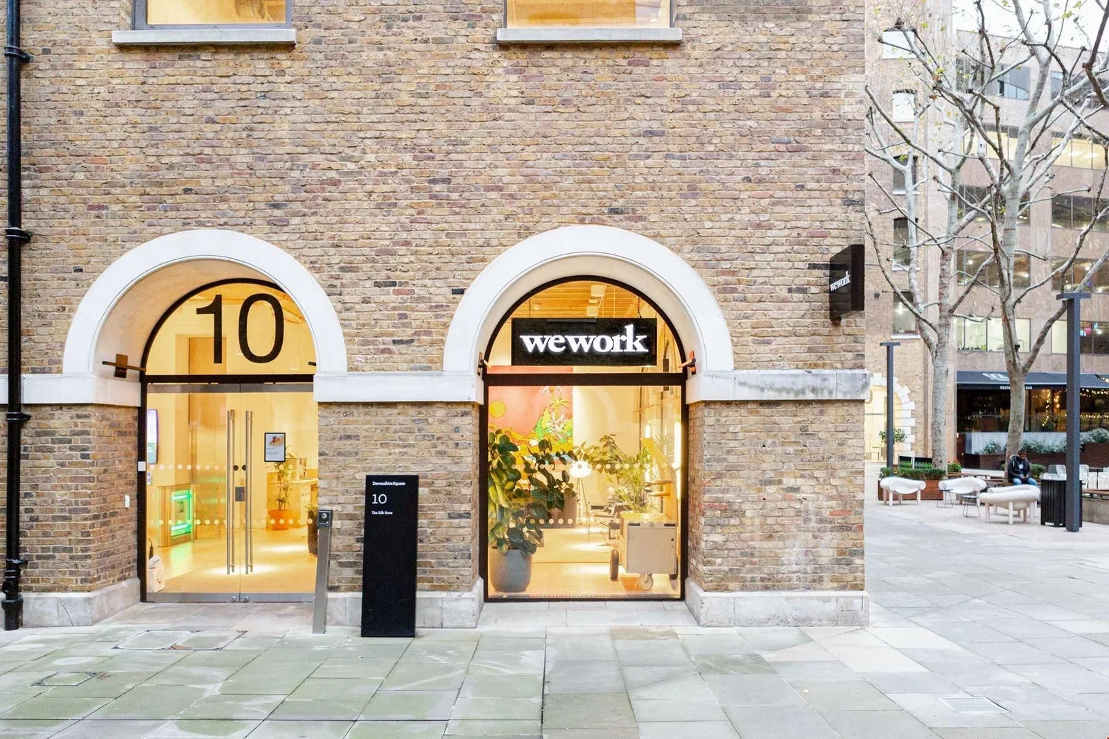 WeWork 10 Devonshire Square, Building facade, London