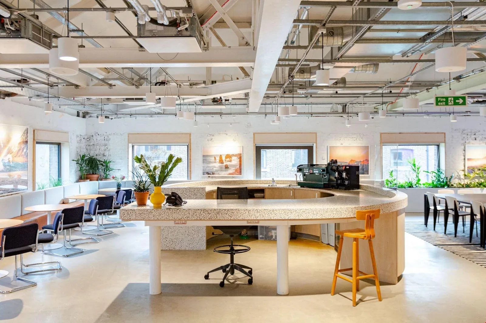 WeWork 10 Devonshire Square, Cafeteria, London