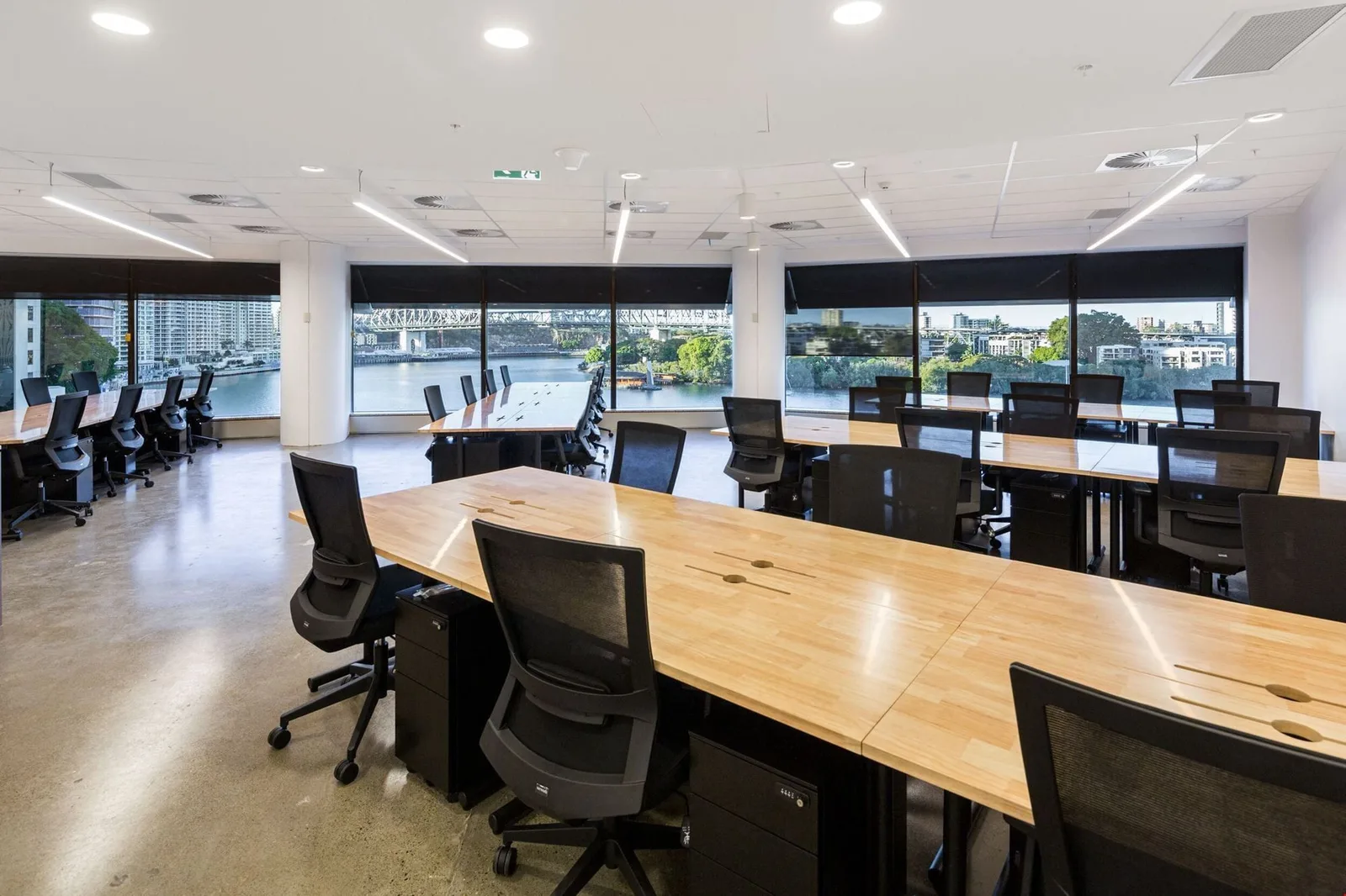 WeWork 123 Eagle Street, Open-plan office, Brisbane, QLD