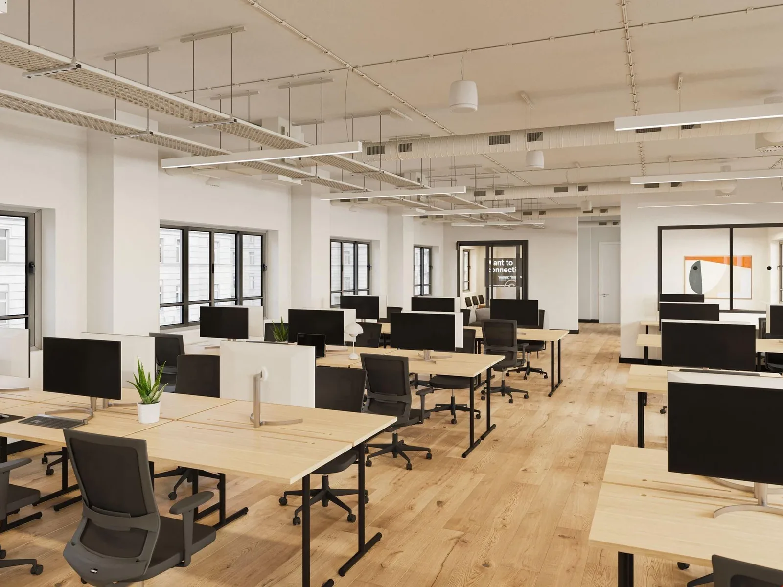 WeWork 16 Great Chapel St, Open-plan office, London